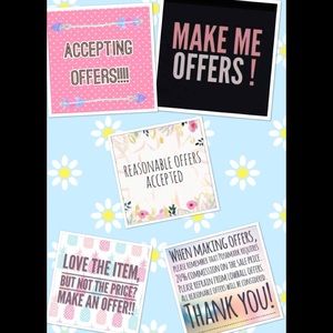 Please Make Offers Most Reasonable Offers Accepted